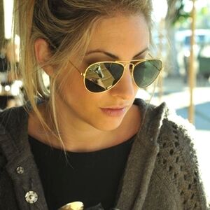 RayBan (Store Display) Aviator Green RB3025
